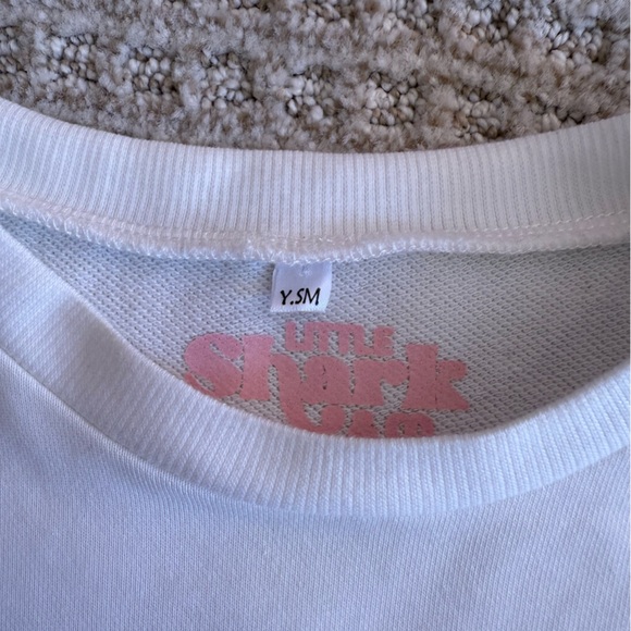 Pink Graphic Sweatshirt with Artistic Design - Picture 2 of 2